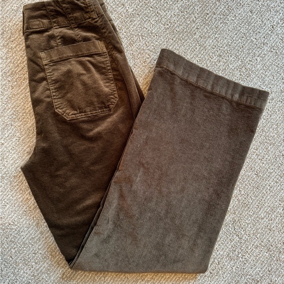 Maeve The Colette Full Length Corduroy 29T Olive - Picture 10 of 10